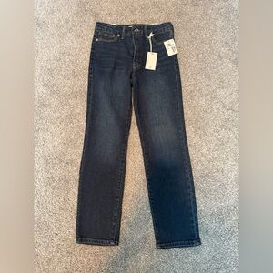 Good American Indigo Dark Wash Jeans with Branded Tags